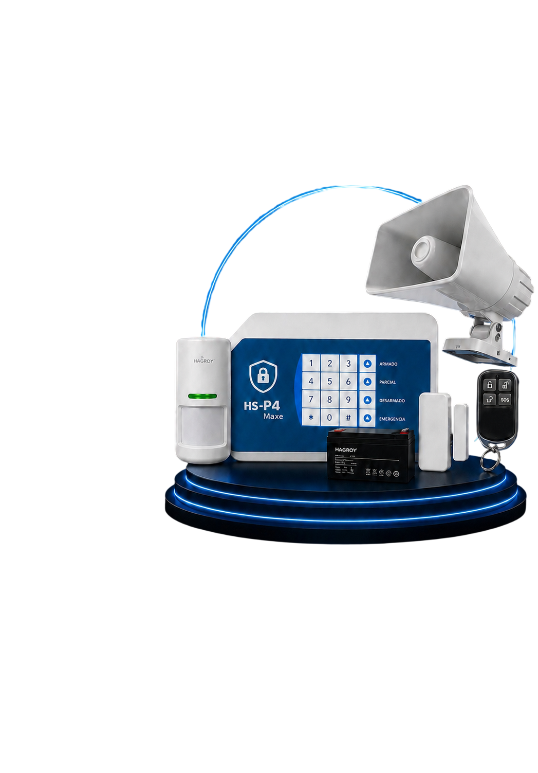 Kit de Alarma HAGROY 4P